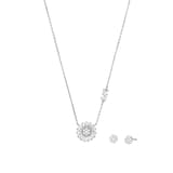 Michael Kors Sterling Silver Kors Brilliance Necklace & Earring Set