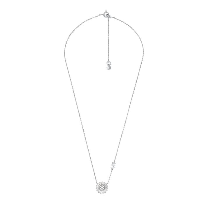 Michael Kors Sterling Silver Kors Brilliance Necklace & Earring Set