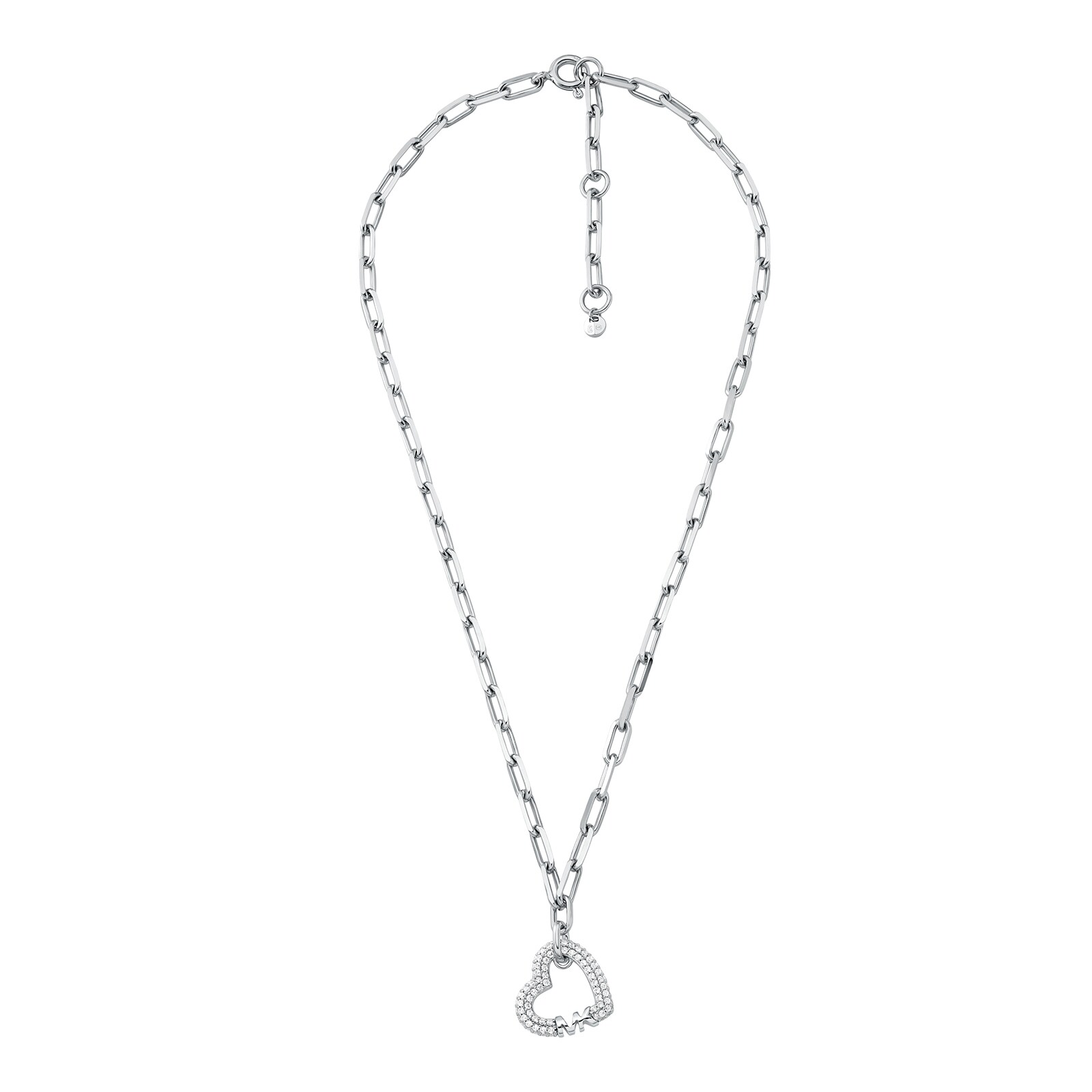 Michael Kors Sterling Silver Love Heart Pendant