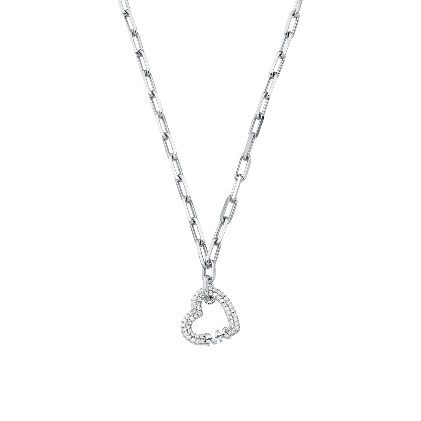 Michael Kors Love Heart Necklace Michael Kors Love Zirconia Heart 
