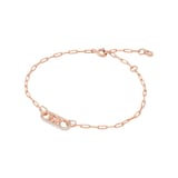 Michael Kors Rose Gold Coloured Pave Logo Bracelet