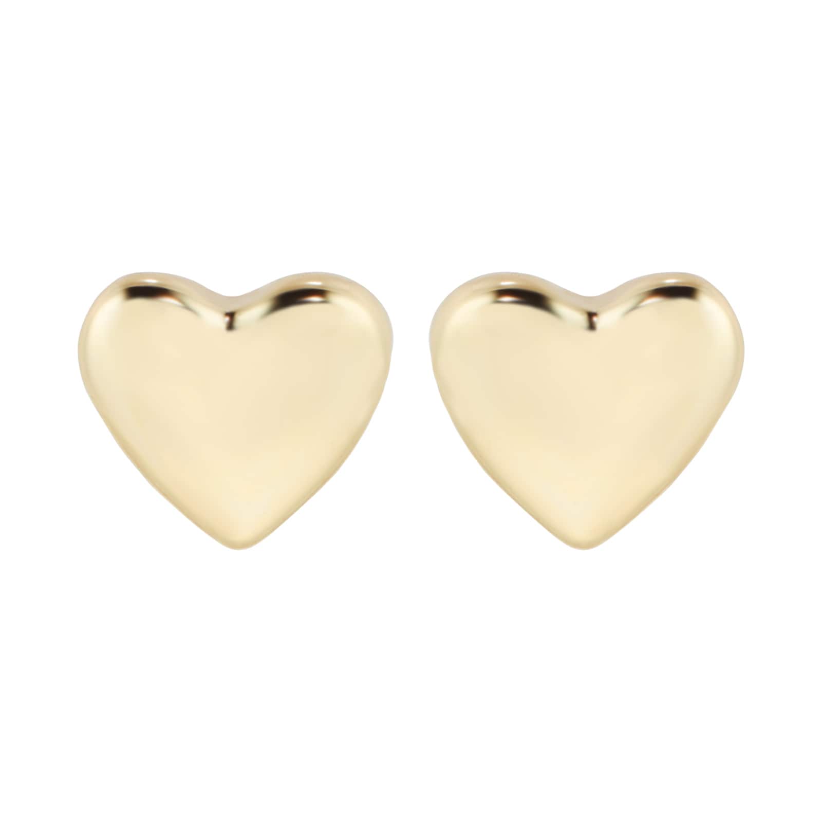 Ted Baker Yellow Gold Coloured Harly Tiny Heart Stud Earrings
