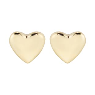 Ted Baker Yellow Gold Coloured Harly Tiny Heart Stud Earrings