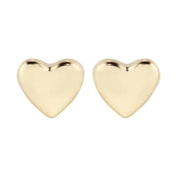 37240093 - Yellow Gold Coloured Harly Tiny Heart Stud Earrings