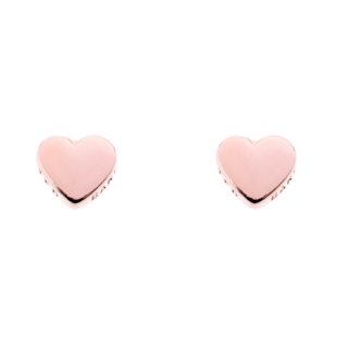 Ted Baker Rose Coloured Harly Tiny Heart Stud Earrings