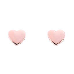 37240094 - Rose Coloured Harly Tiny Heart Stud Earrings
