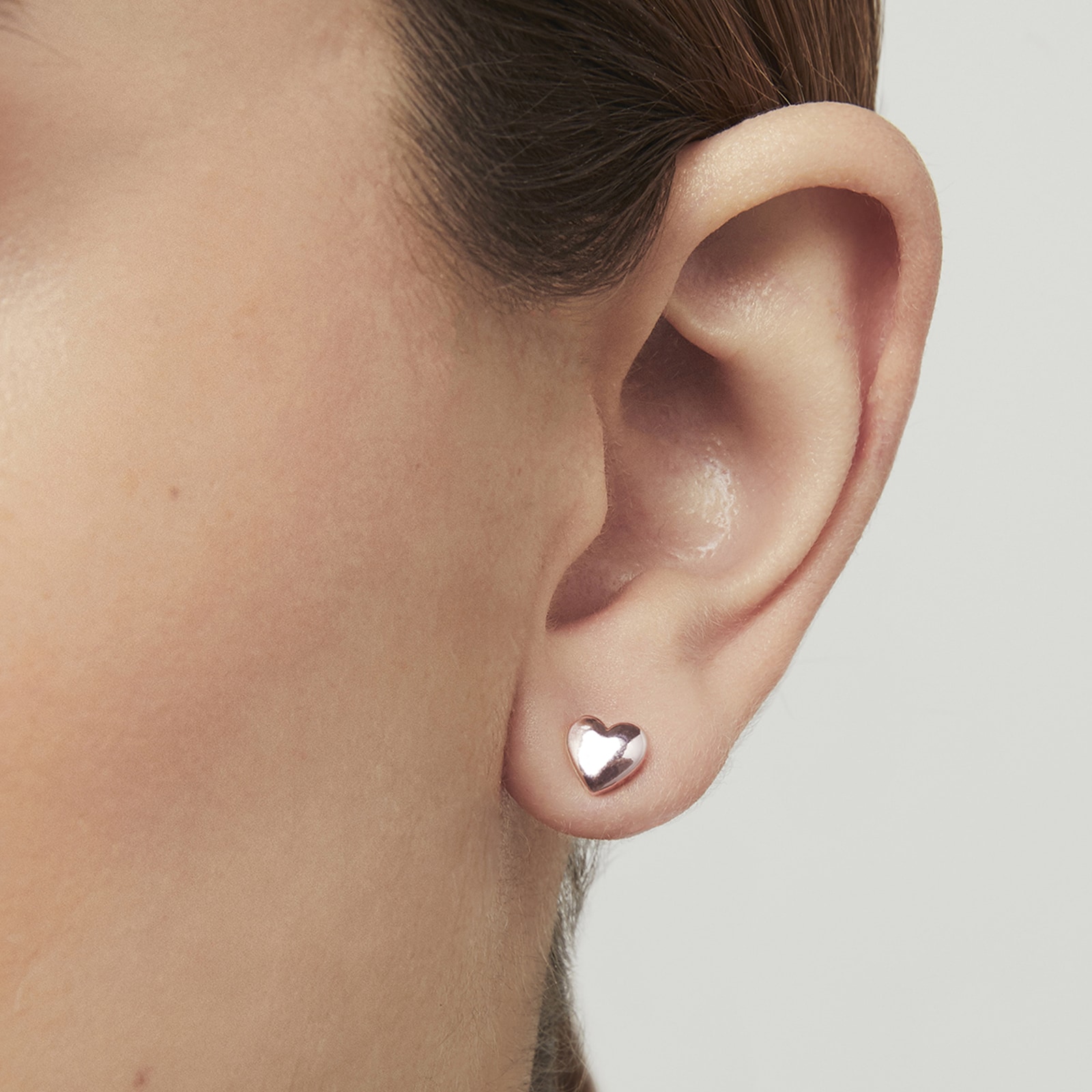 Ted Baker Rose Coloured Harly Tiny Heart Stud Earrings