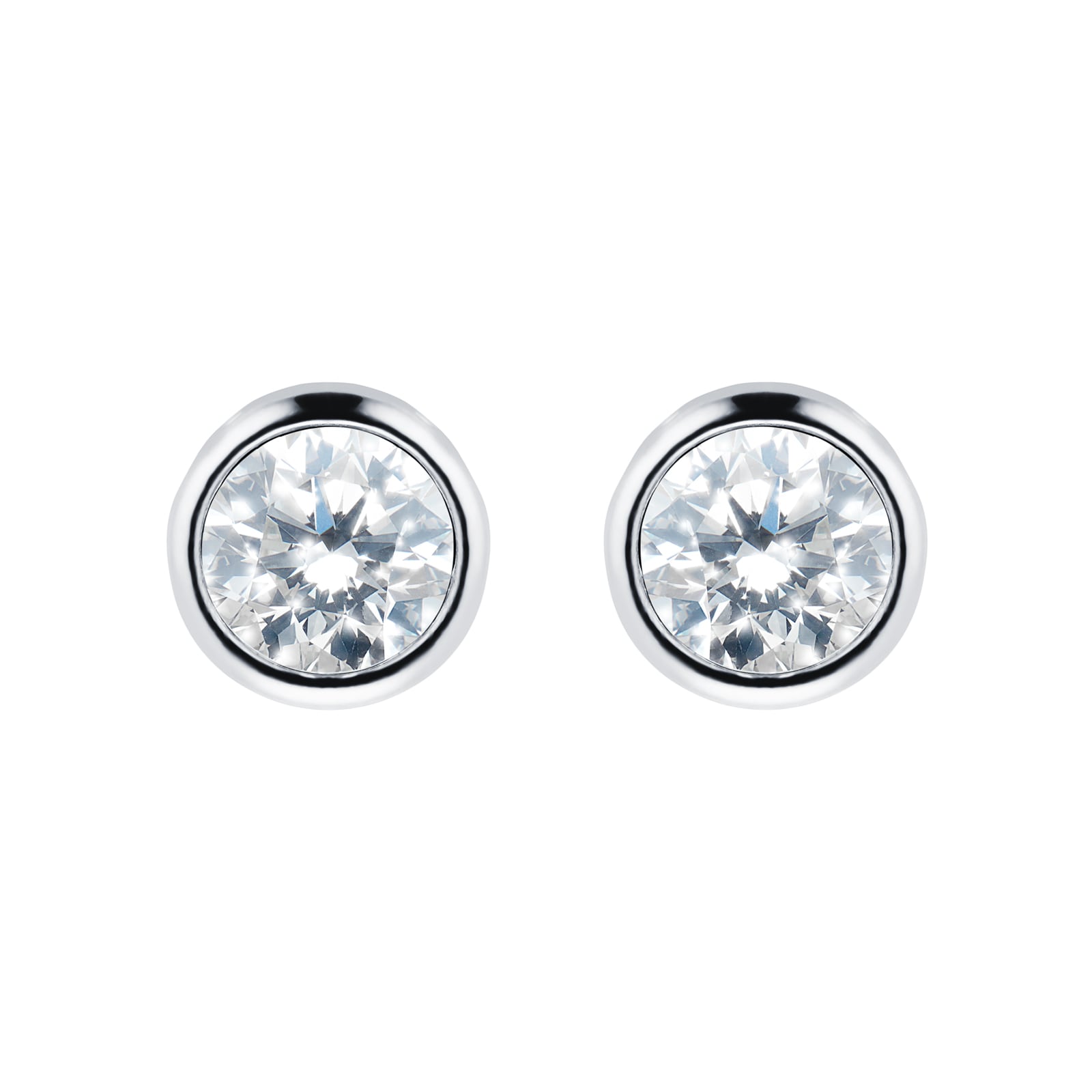Ted Baker Sinaa Silver Tone Crystal Stud Earring