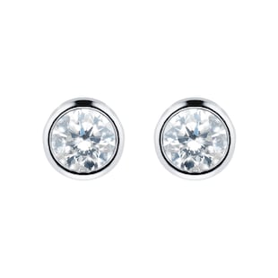 Ted Baker Sinaa Silver Tone Crystal Stud Earring