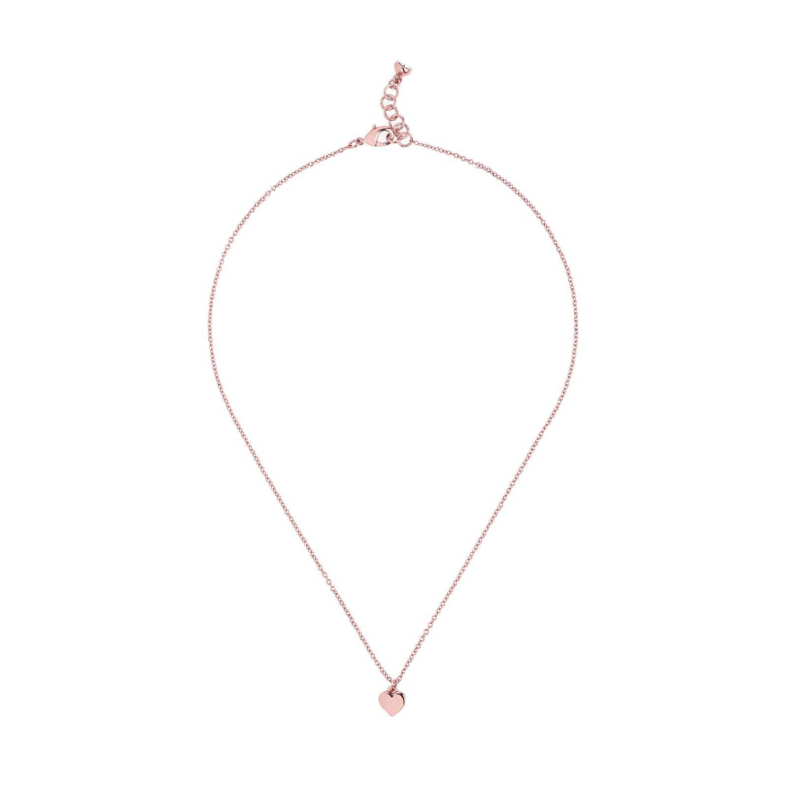 Ted Baker Rose Gold Coloured Hara Tiny Heart Pendant Necklace Ted Baker Rose Gold Coloured Hara Tiny Heart Pendant Necklace
