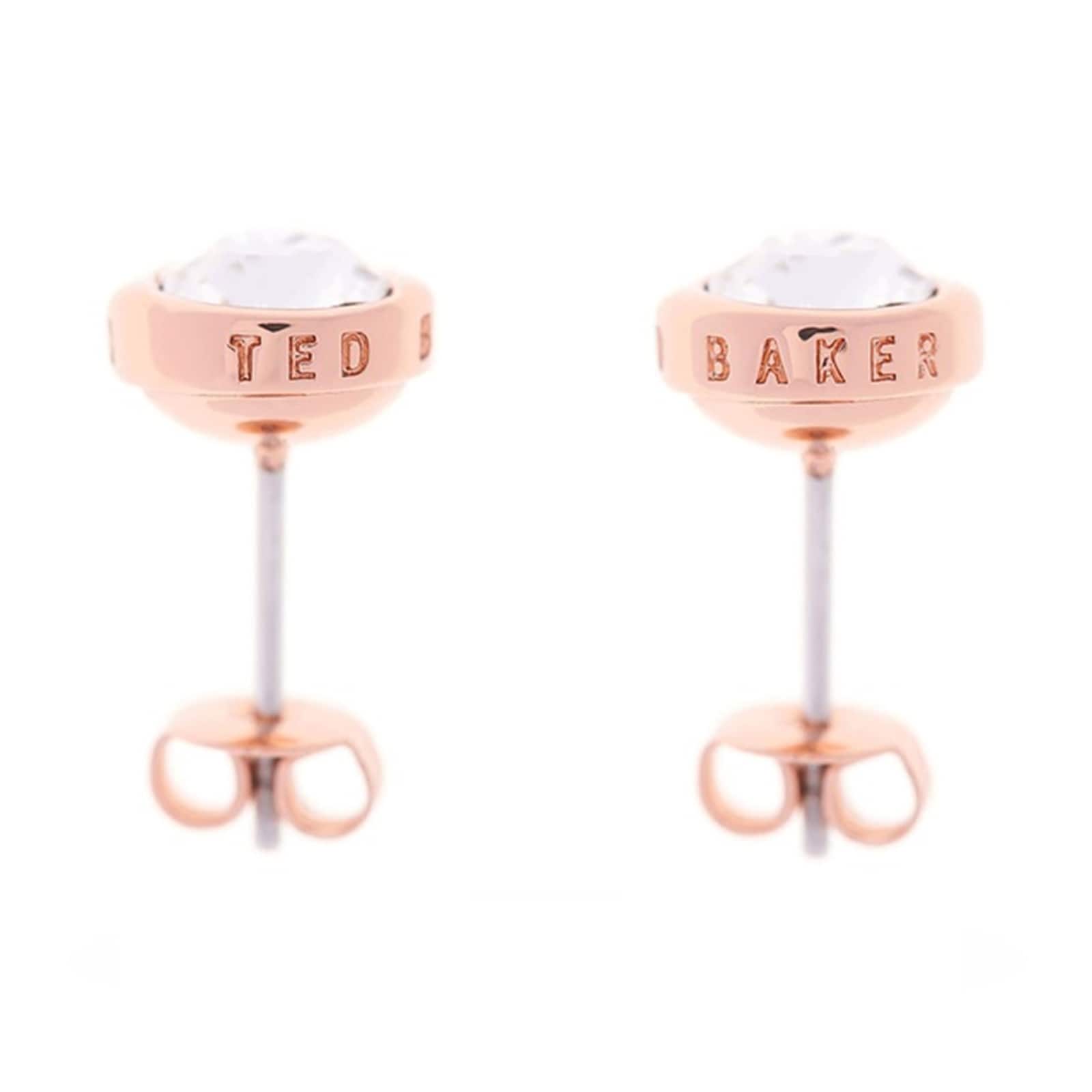 Ted Baker Rose Gold Coloured Sinaa Crystal Stud Earring