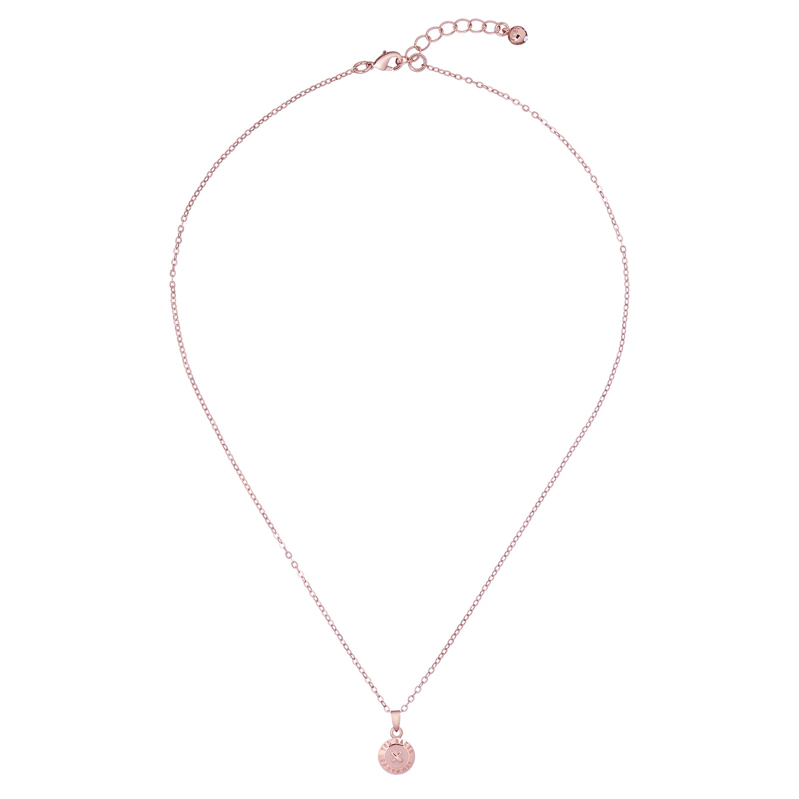 Ted Baker Elvina Enamel Mini Button Pendant Necklace