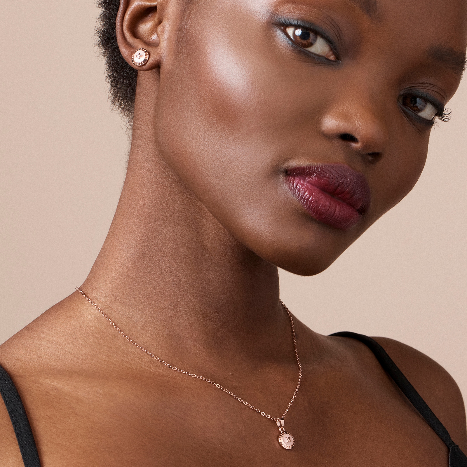 Ted Baker Elvina Enamel Mini Button Pendant Necklace