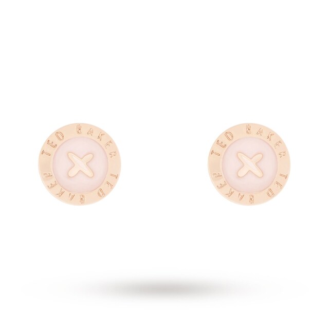 Ted Baker Eisley Enamel Mini Button Earring