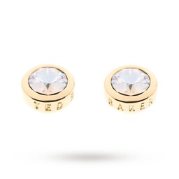 37240346 - Gold Coloured Crystal Stud Earring