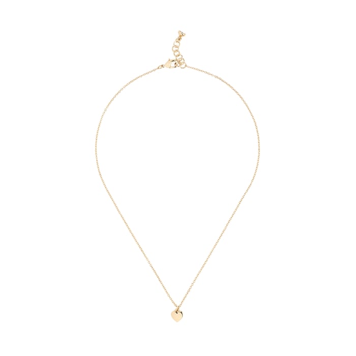 Ted Baker Yellow Gold Coloured Hara Tiny Heart Pendant Necklaces