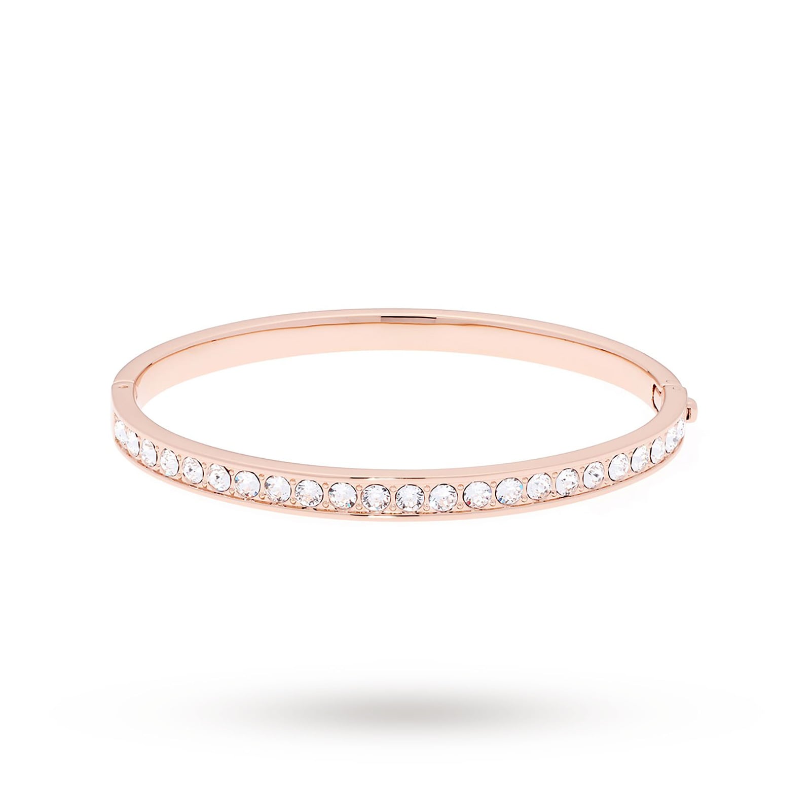 Ted Baker Clemara Hinge Crystal Rose Gold Coloured Bangle Ted Baker Clemara Hinge Crystal Rose Gold Coloured Bangle