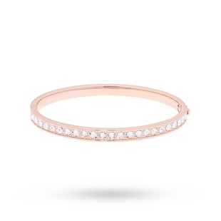 Ted Baker Clemara Hinge Crystal Rose Gold Coloured Bangle