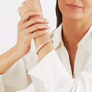 Ted Baker Clemara Hinge Crystal Rose Gold Coloured Bangle