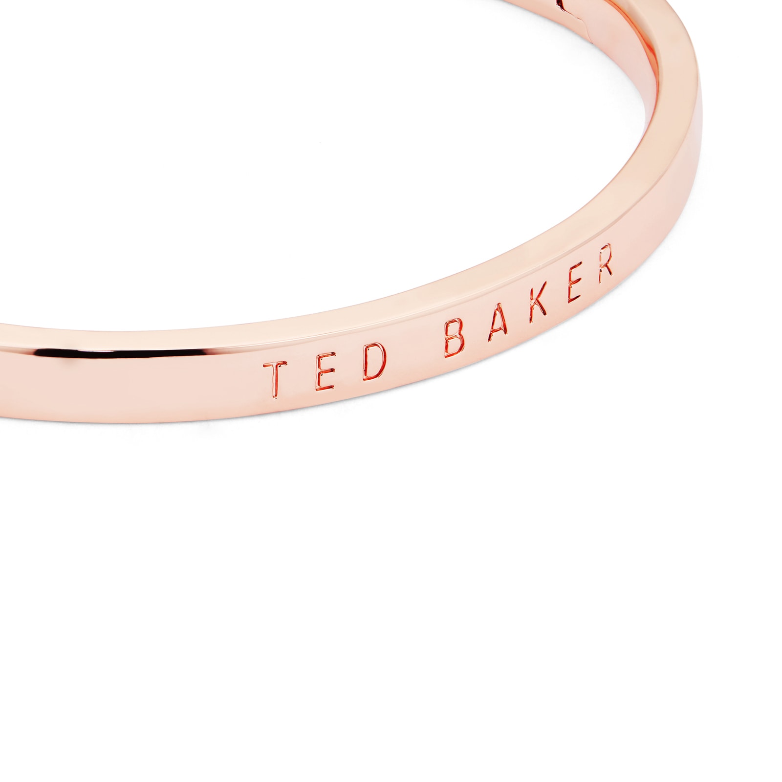 Ted Baker Clemara Hinge Crystal Rose Gold Coloured Bangle Ted Baker Clemara Hinge Crystal Rose Gold Coloured Bangle