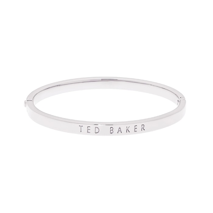 Ted Baker Silver Coloured Clemina Hinge Bangle