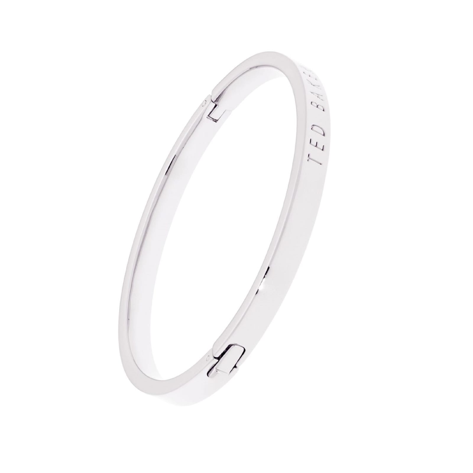 Ted Baker Silver Coloured Clemina Hinge Bangle