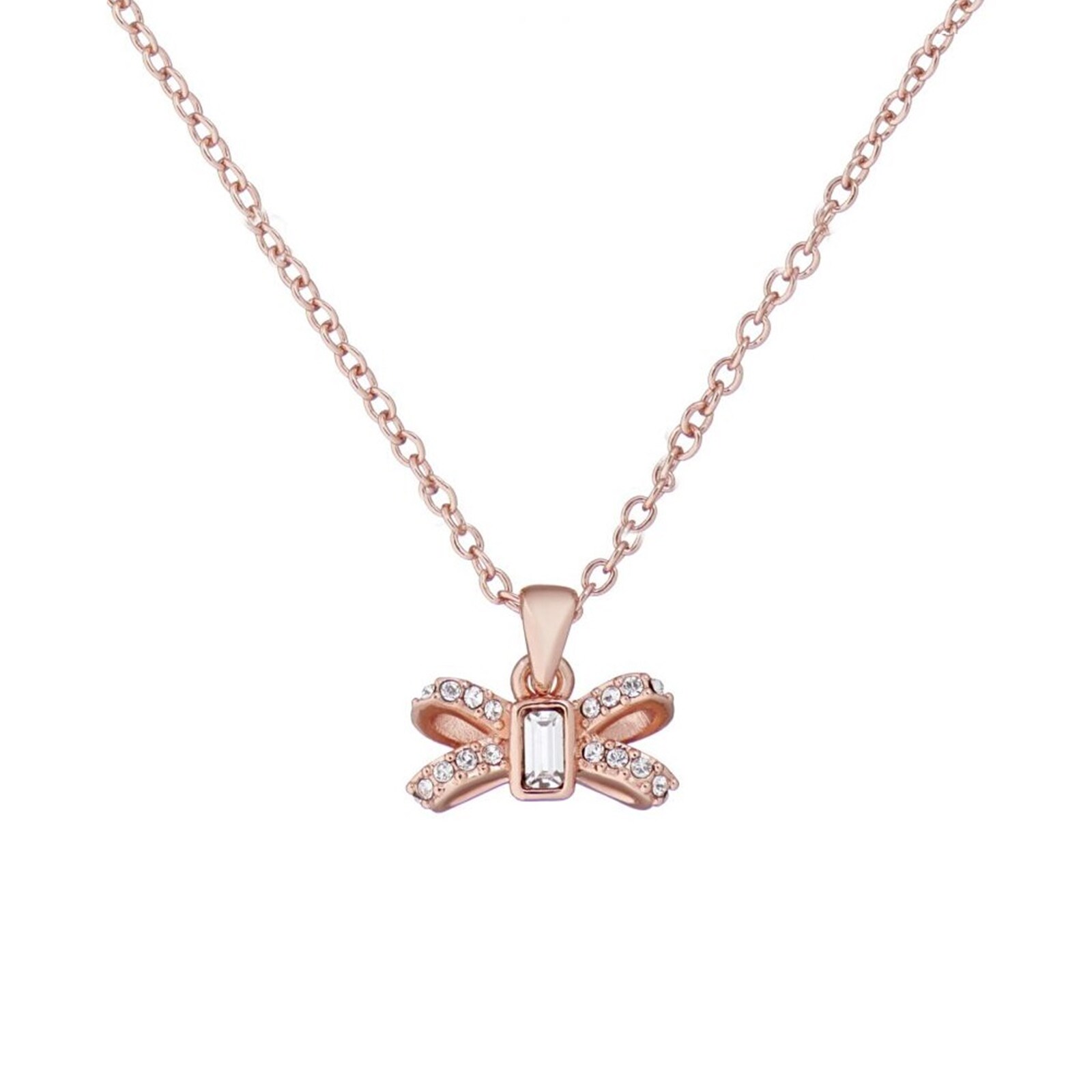 Ted Baker Crystal Bow Pendant