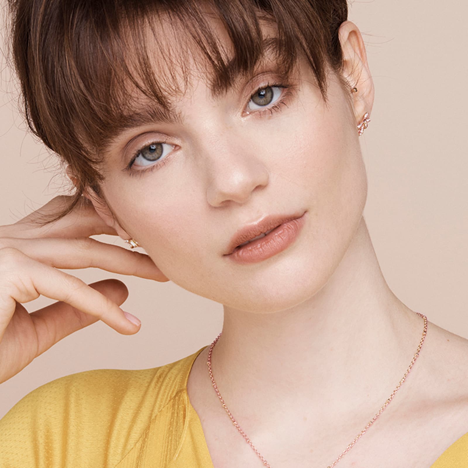 Ted Baker Crystal Bow Pendant
