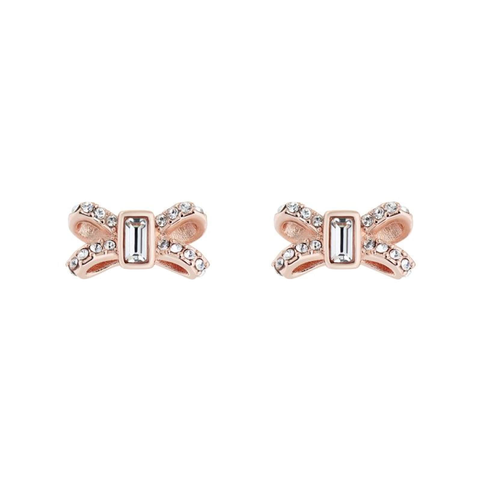 Ted Baker Crystal Bow Stud Earrings