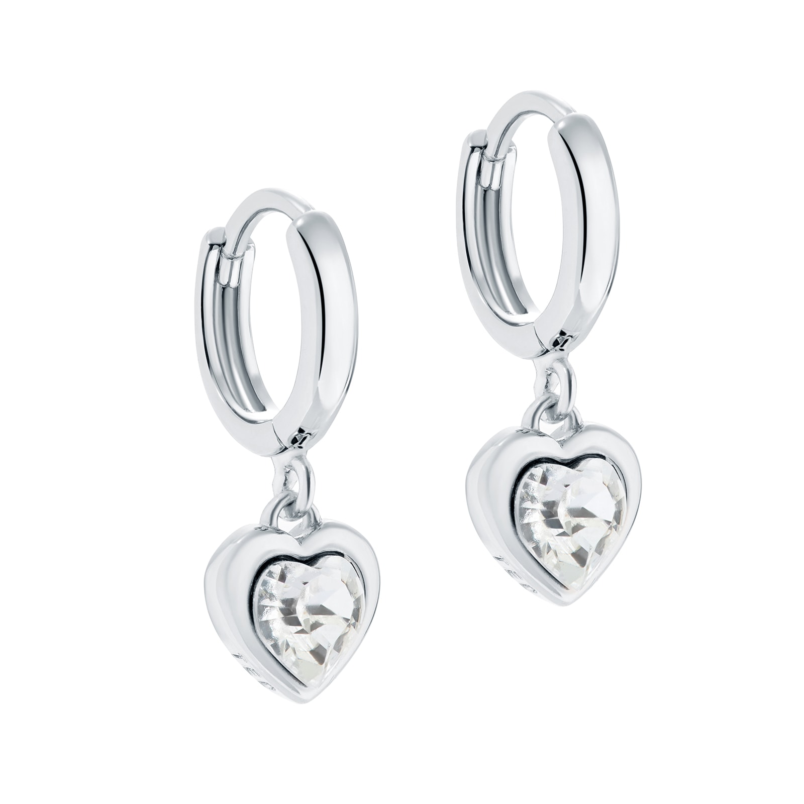 ted baker crystal heart earrings