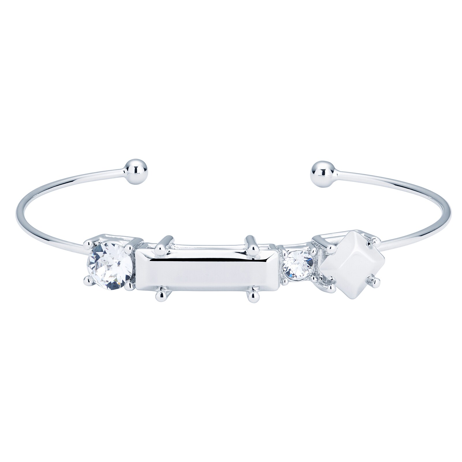 Ted Baker Summa Silver Crystal Startlet Cuff