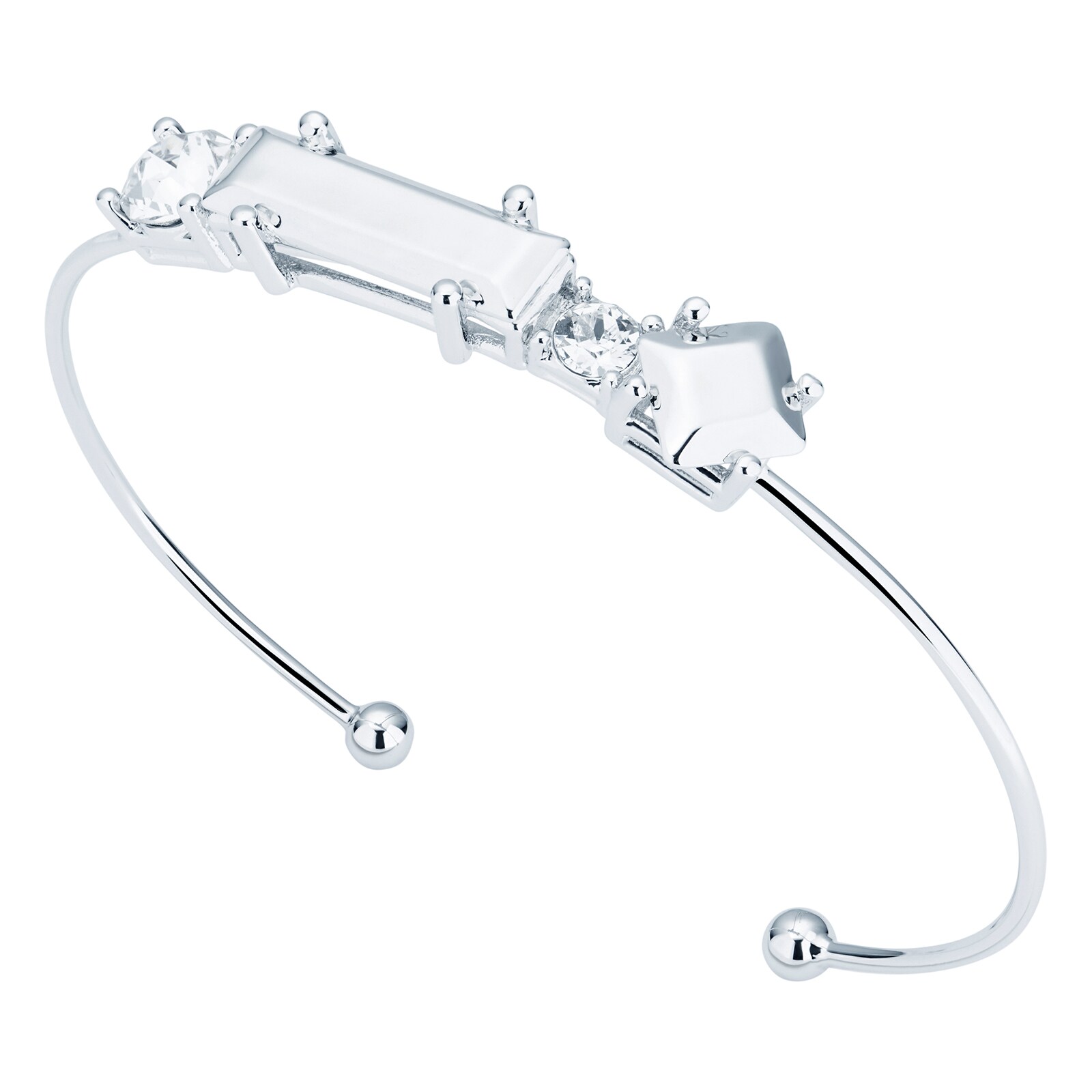 Ted Baker Summa Silver Crystal Startlet Cuff