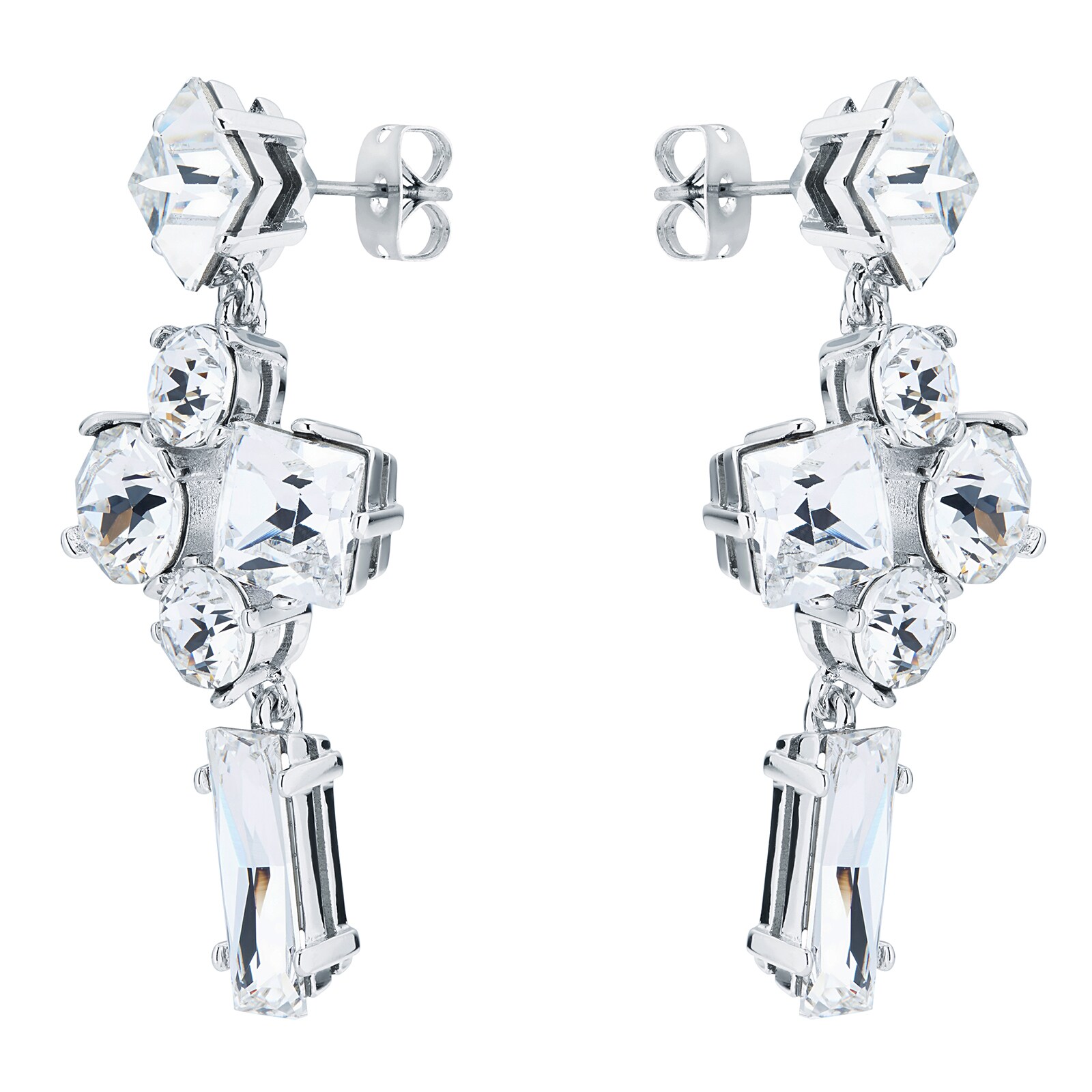 Ted Baker Satara Silver Crystal Startlet Drop Earrings