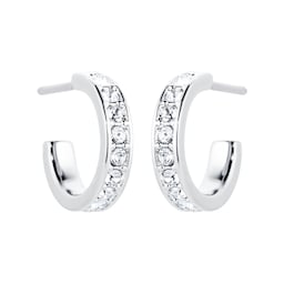 37240809 - Ted Baker Silver Coloured Cubic Zirconia Seentia Nano Huggie Earrings