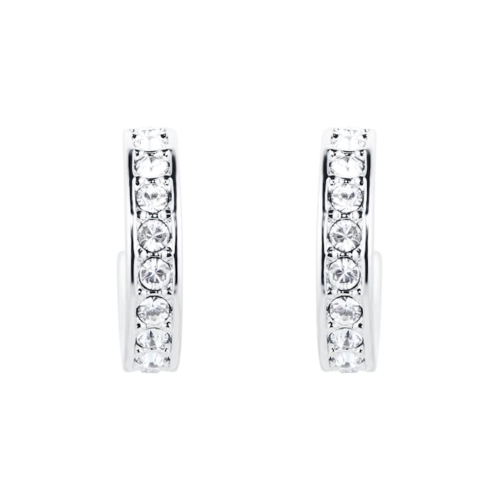 Ted Baker Ted Baker Silver Coloured Cubic Zirconia Seentia Nano Huggie Earrings