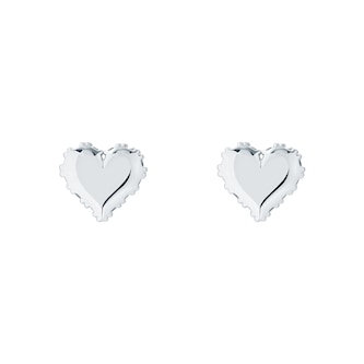 Ted Baker Ted Baker Silver Coloured Cubic Zirconia Sersy Sparkle Heart Stud Earrings Ted Baker Ted Baker Silver Coloured Cubic Zirconia Sersy Sparkle Heart Stud Earrings