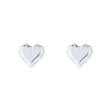 Ted Baker Ted Baker Silver Coloured Cubic Zirconia Sersy Sparkle Heart Stud Earrings