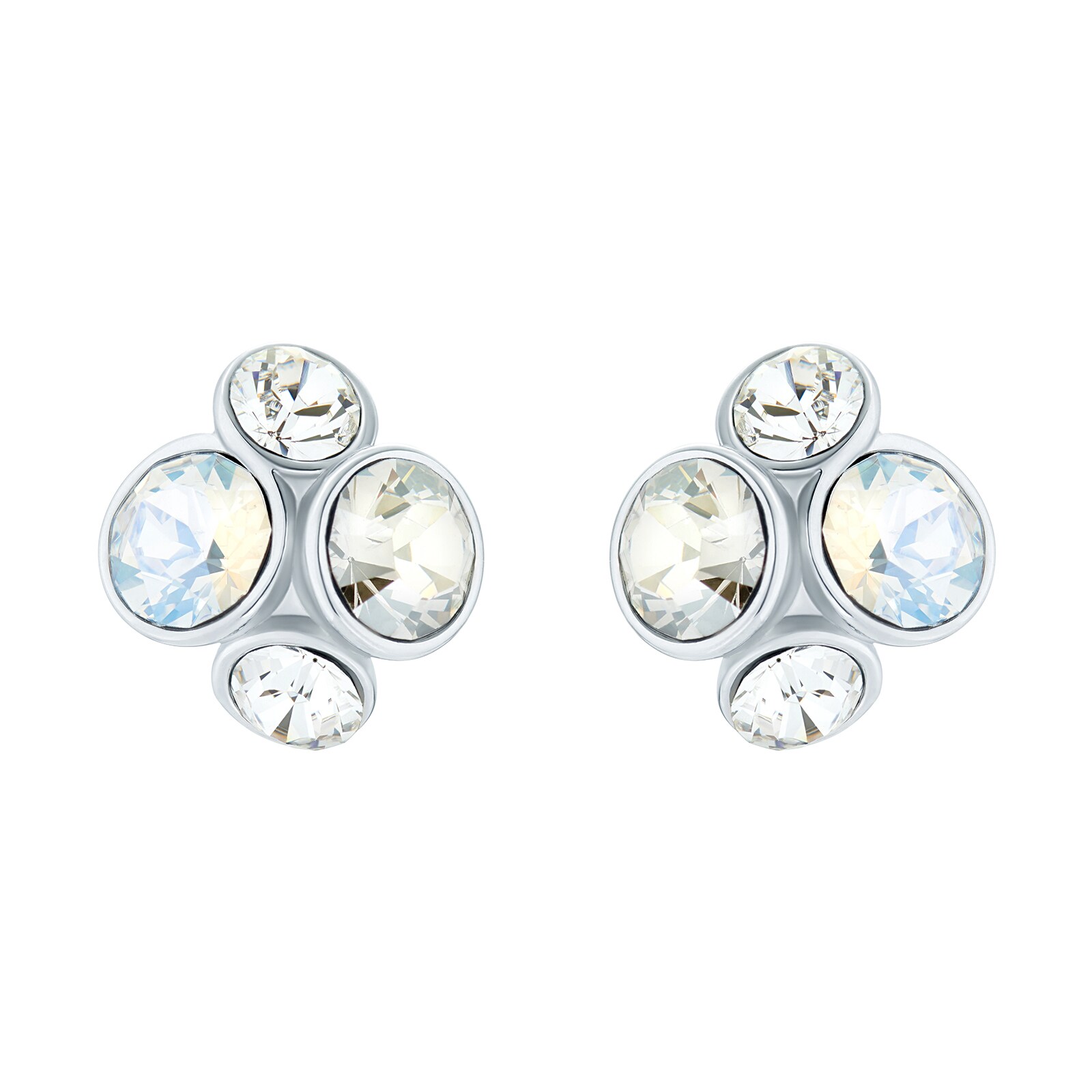 Ted Baker Ted Baker Silver Coloured Cubic Zirconia Lynda Jewel Cluster Stud Earrings