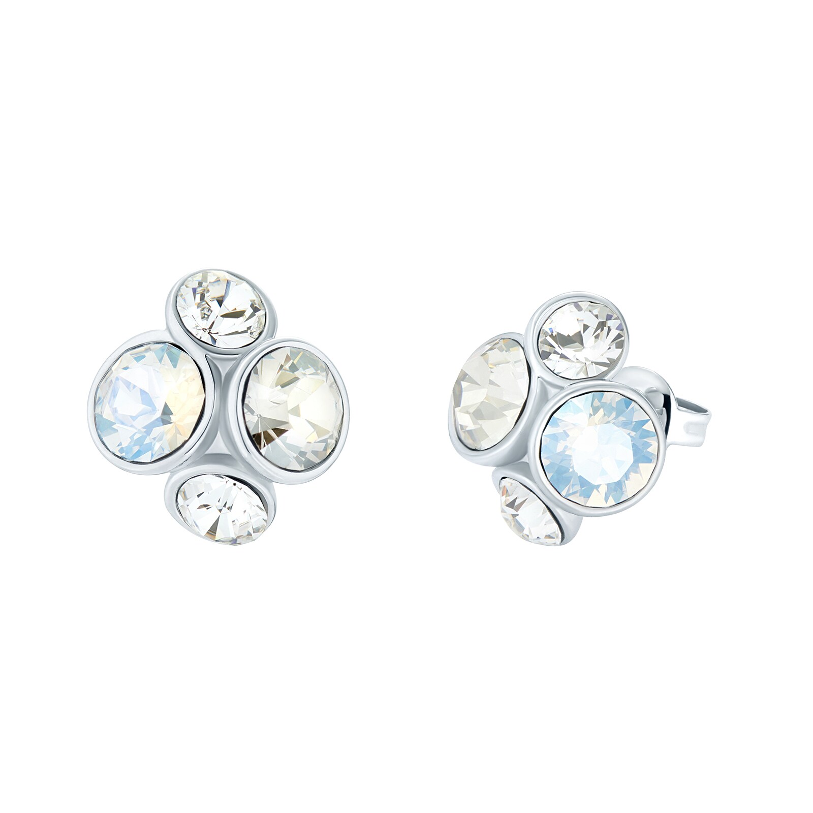 Ted Baker Ted Baker Silver Coloured Cubic Zirconia Lynda Jewel Cluster Stud Earrings