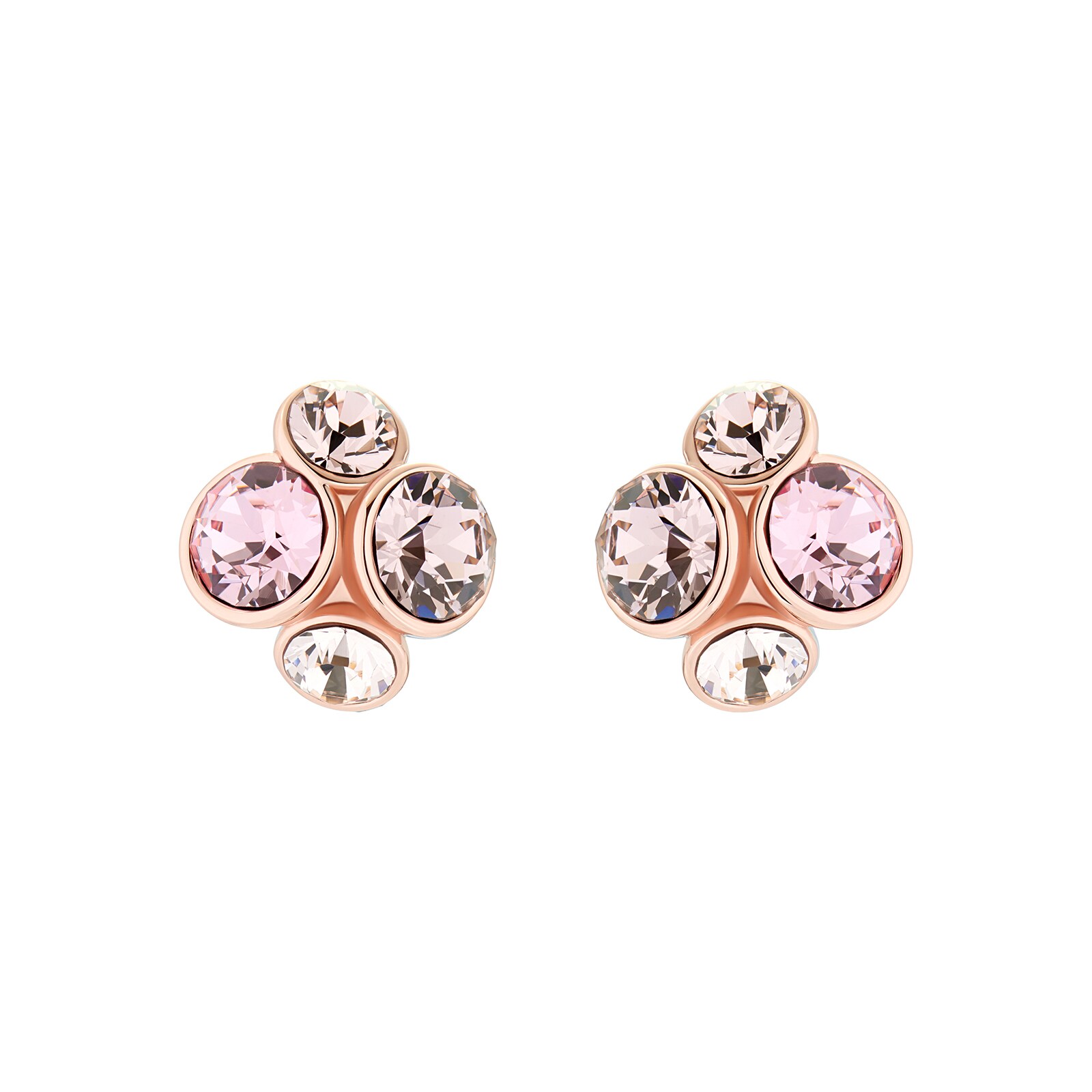 Ted Baker Ted Baker Rose Gold Coloured Cubic Zirconia Lynda Jewel Cluster Stud Earrings