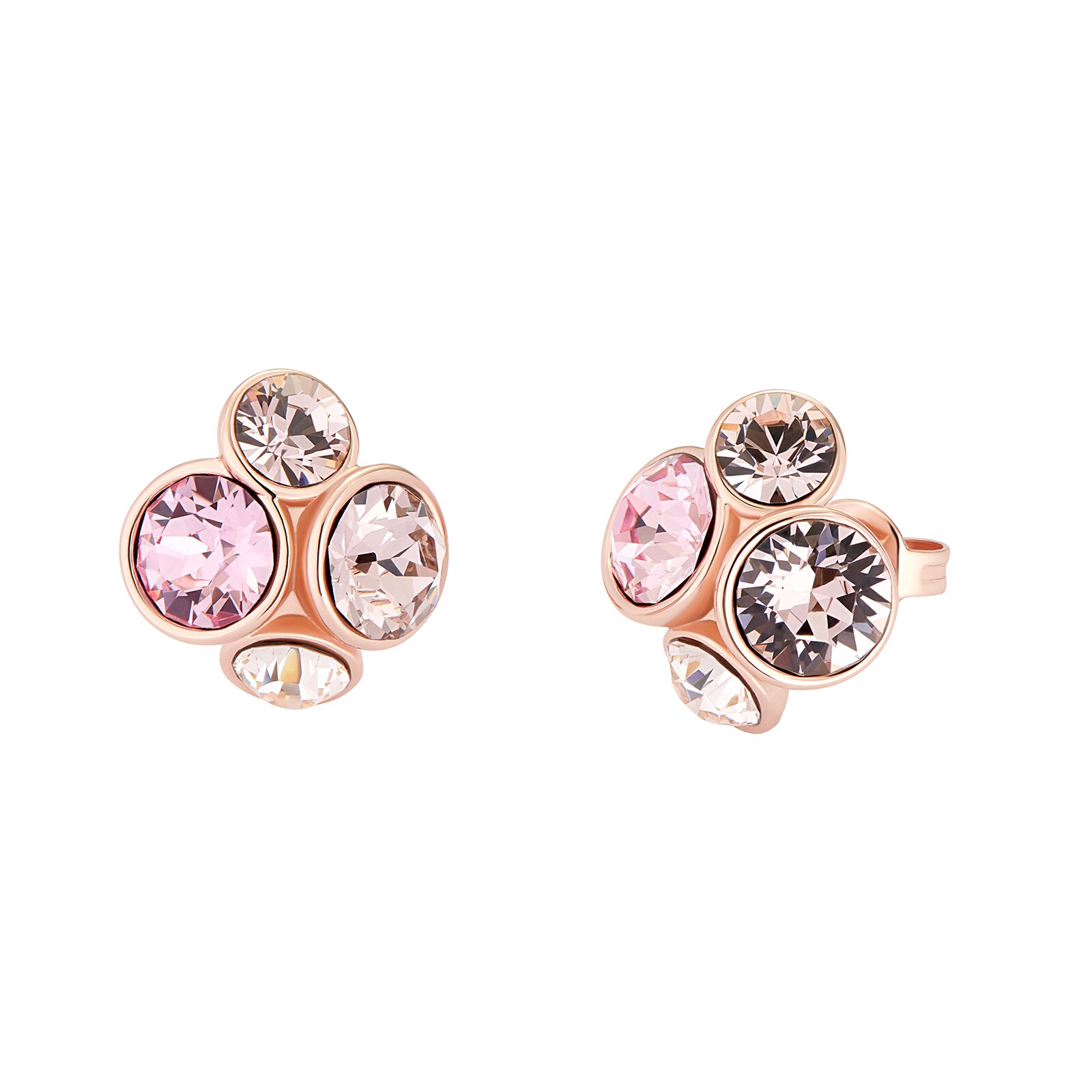 Ted Baker Ted Baker Rose Gold Coloured Cubic Zirconia Lynda Jewel Cluster Stud Earrings