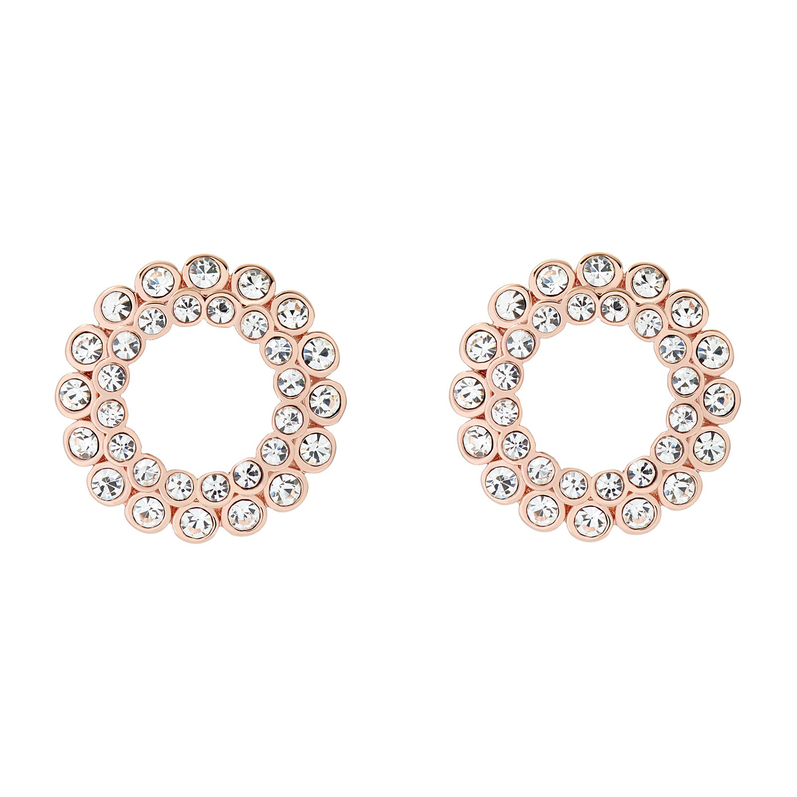 Ted Baker Ted Baker Rose Gold Coloured Auluna Crystal Aurora Stud Earrings