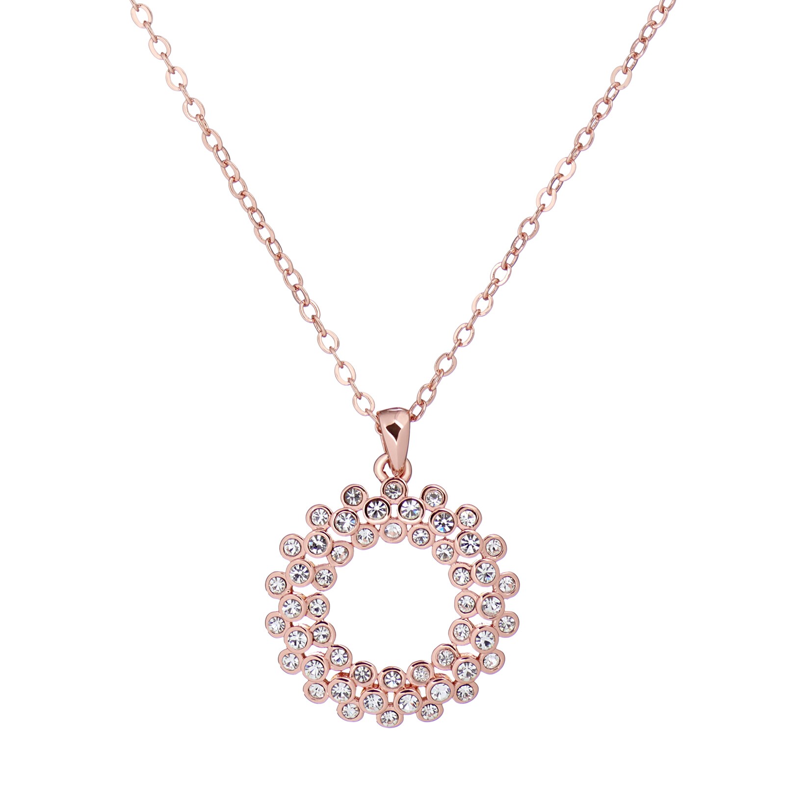 Ted Baker Ted Baker Rose Gold Coloured Aurora Crystal Aurora Pendant
