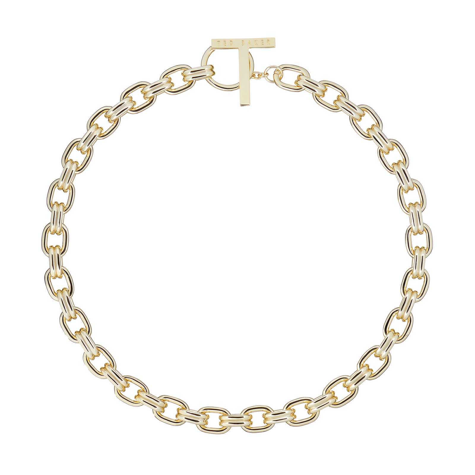 Ted Baker Ted Baker Yellow Gold Coloured Teera Tee Chain Necklace
