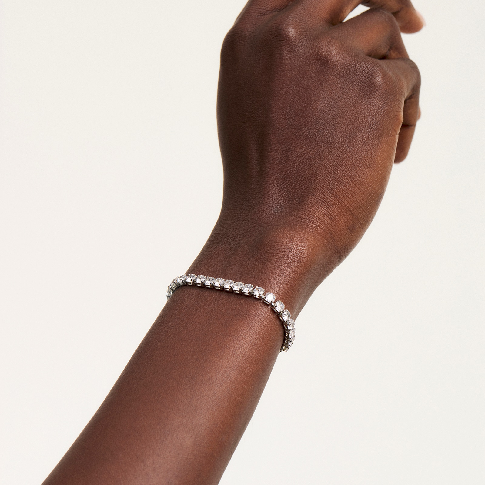 Ted Baker Silver Coloured Melrah Icon Cubic Zirconia Slider Bracelet Ted Baker Silver Coloured Melrah Icon Cubic Zirconia Slider Bracelet