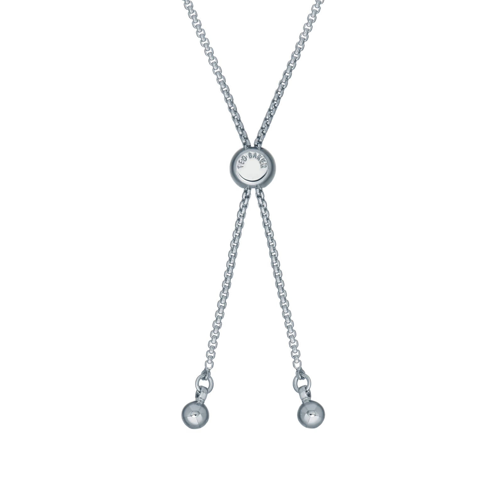 Ted Baker Silver Coloured Melrah Icon Cubic Zirconia Slider Bracelet Ted Baker Silver Coloured Melrah Icon Cubic Zirconia Slider Bracelet