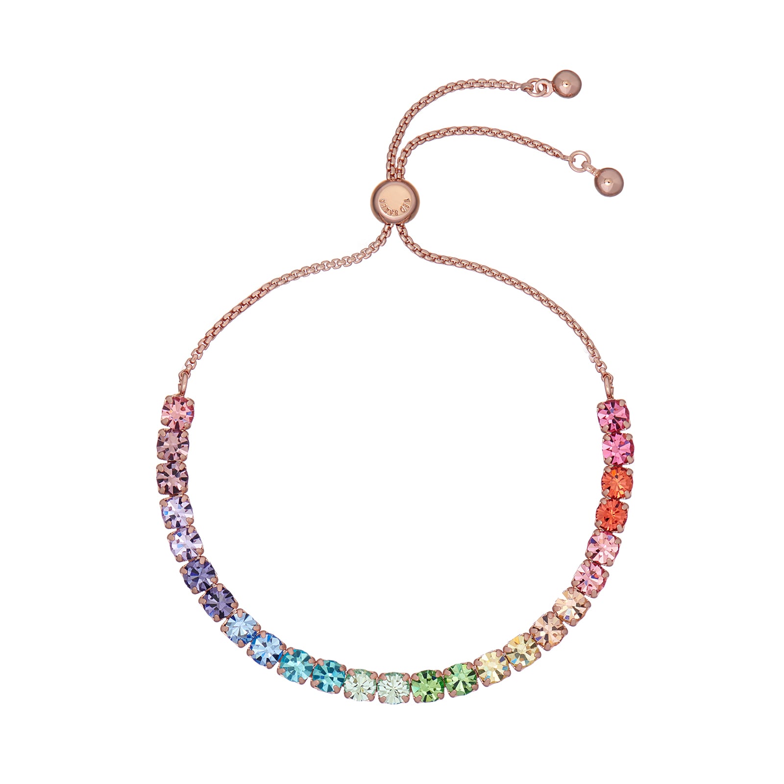 Ted Baker Rose Gold Coloured Melrah Icon Cubic Zircona Slider Bracelet Ted Baker Rose Gold Coloured Melrah Icon Cubic Zircona Slider Bracelet