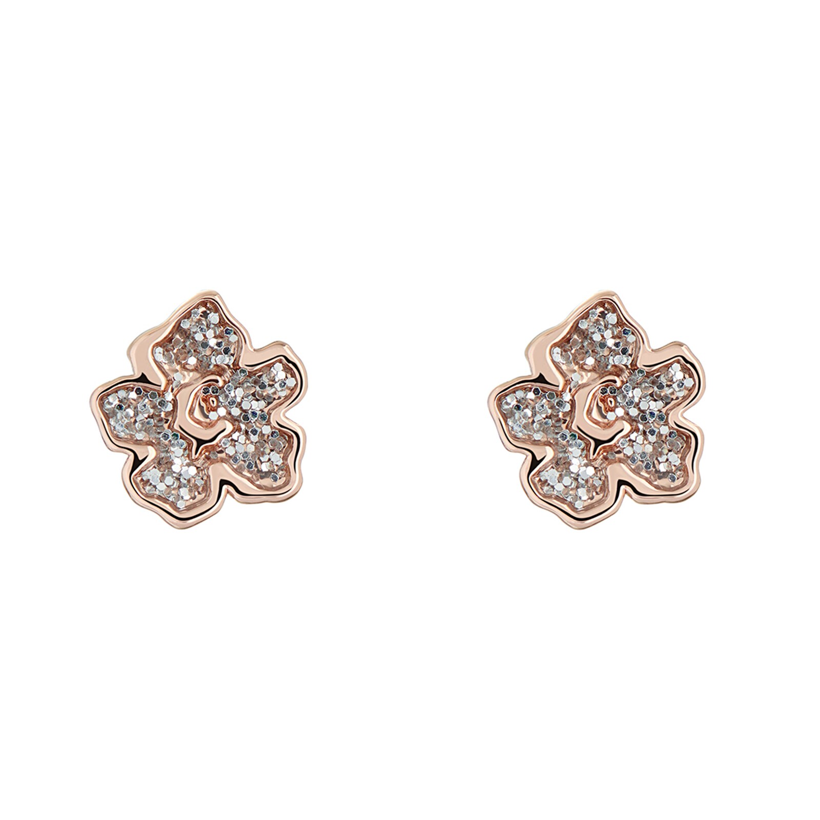 Ted Baker Rose Gold Coloured Lenana Magnolia Lilliflora Earrings