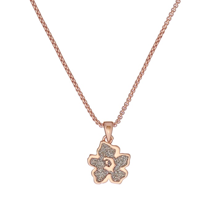 Ted Baker Rose Gold Coloured Lilea Magnolia Lillifora Pendant