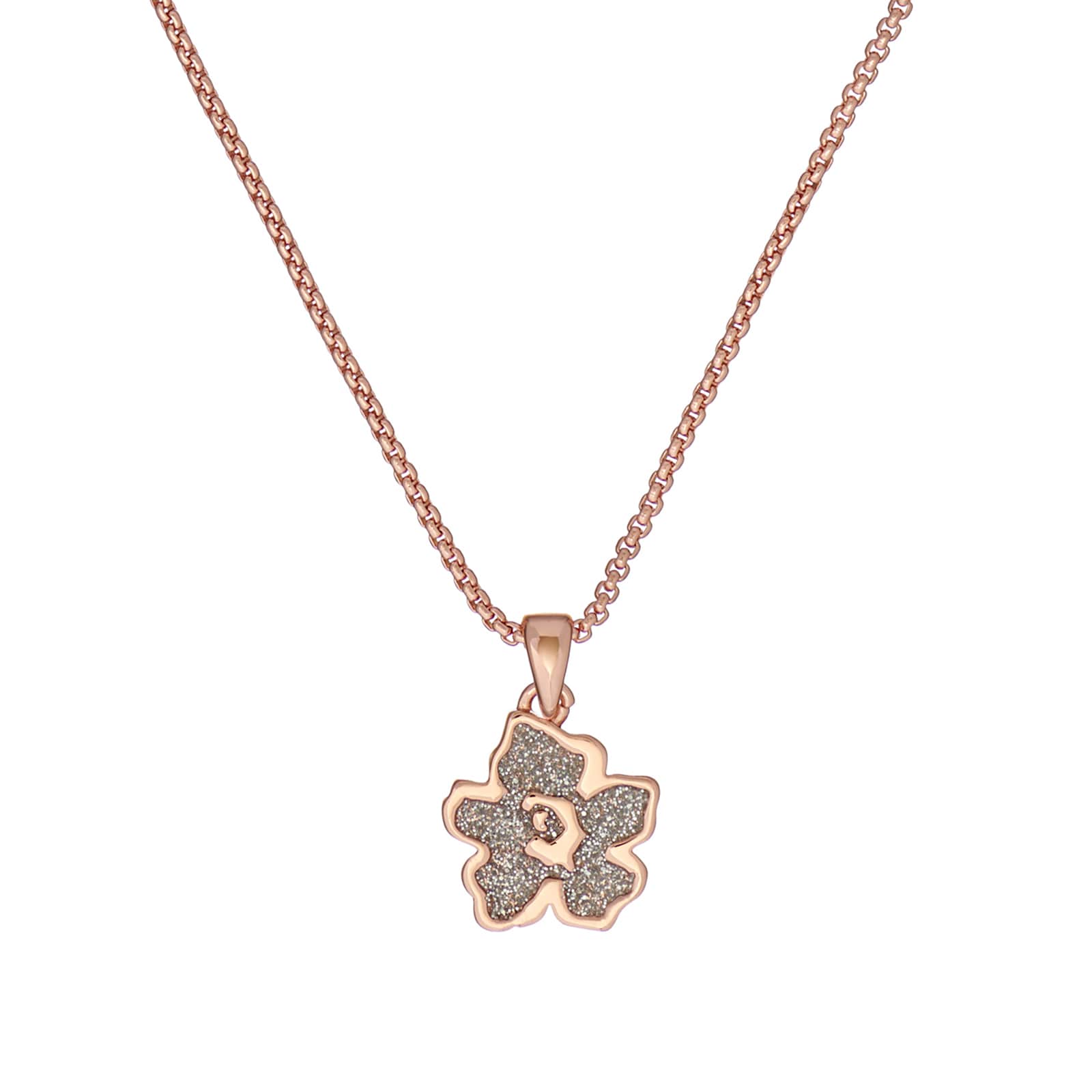Ted Baker Rose Gold Coloured Lilea Magnolia Lillifora Pendant